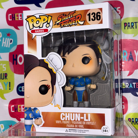 Chun Li - Street Fighter Funko Pop 136 Vinyl Figure (11.4 Cm L × 8.9 Cm W × 15.9 Cm H)