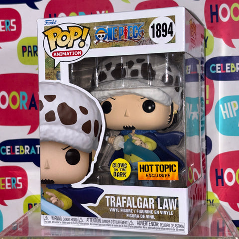 Trafalgar Law - One Piece Funko Pop 1894 Vinyl Figure EXCLUSIVE GLOW