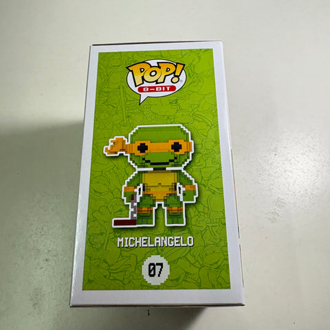 Michelangelo 8-BIT - Teenage Mutant Ninja Turtle TMNT Funko Pop Vinyl Figure (11.4 Cm L × 8.9 Cm W × 15.9 Cm H)