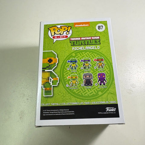 Michelangelo 8-BIT - Teenage Mutant Ninja Turtle TMNT Funko Pop Vinyl Figure (11.4 Cm L × 8.9 Cm W × 15.9 Cm H)