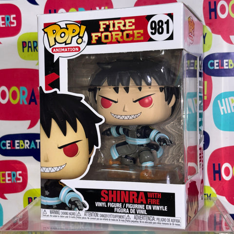 Shinra with Fire - Fire Force Funko Pop 981 Vinyl Figure