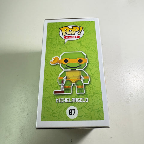 Michelangelo ORANGE 8-BIT - Teenage Mutant Ninja Turtle TMNT Funko Pop EXCLUSIVE Vinyl Figure (11.4 Cm L × 8.9 Cm W × 15.9 Cm H)