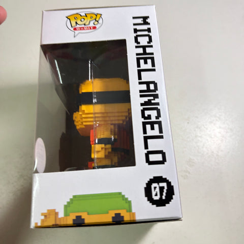 Michelangelo ORANGE 8-BIT - Teenage Mutant Ninja Turtle TMNT Funko Pop EXCLUSIVE Vinyl Figure (11.4 Cm L × 8.9 Cm W × 15.9 Cm H)