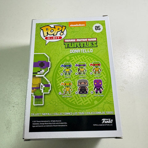 Donatello 8-BIT - Teenage Mutant Ninja Turtle TMNT Funko Pop 05 Vinyl Figure (11.4 Cm L × 8.9 Cm W × 15.9 Cm H)