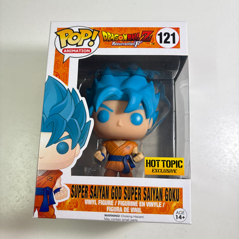 Dragon Ball Z - Goku (Super Saiyan God Super Saiyan) Funko Pop 121 Hot Topic Exclusive