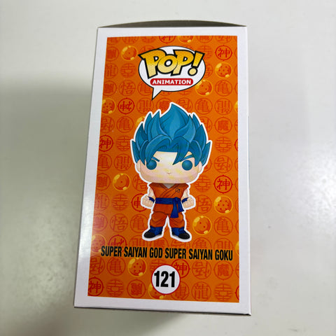 Dragon Ball Z - Goku (Super Saiyan God Super Saiyan) Funko Pop 121 Hot Topic Exclusive