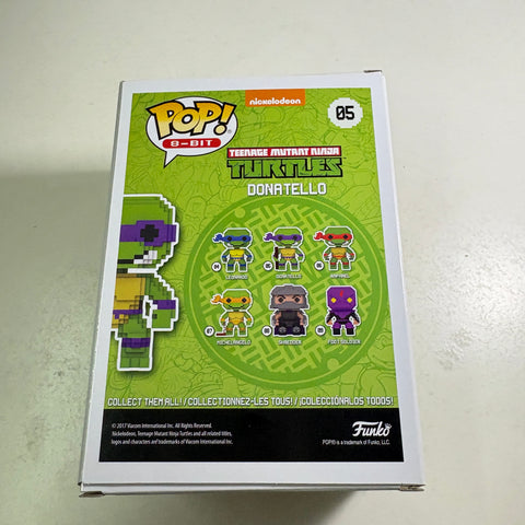 Donatello PURPLE 8-BIT - Teenage Mutant Ninja Turtles Funko Pop Exclusive Vinyl Figure (11.4 Cm L × 8.9 Cm W × 15.9 Cm H)