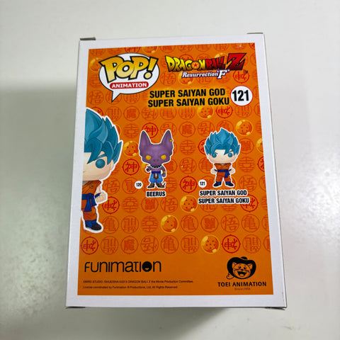 Dragon Ball Z - Goku (Super Saiyan God Super Saiyan) Funko Pop 121 Hot Topic Exclusive