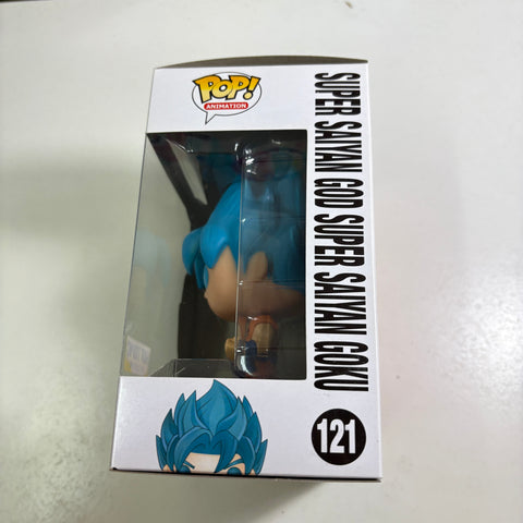 Dragon Ball Z - Goku (Super Saiyan God Super Saiyan) Funko Pop 121 Hot Topic Exclusive
