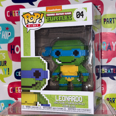 Leonardo 8-BIT - Teenage Mutant Ninja Turtles Funko Pop Vinyl Figure (11.4 Cm L × 8.9 Cm W × 15.9 Cm H)
