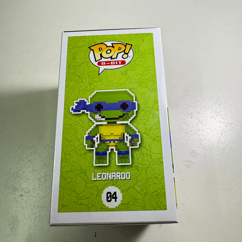 Leonardo 8-BIT - Teenage Mutant Ninja Turtles Funko Pop Vinyl Figure (11.4 Cm L × 8.9 Cm W × 15.9 Cm H)