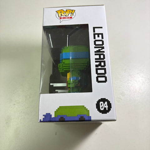 Leonardo 8-BIT - Teenage Mutant Ninja Turtles Funko Pop Vinyl Figure (11.4 Cm L × 8.9 Cm W × 15.9 Cm H)