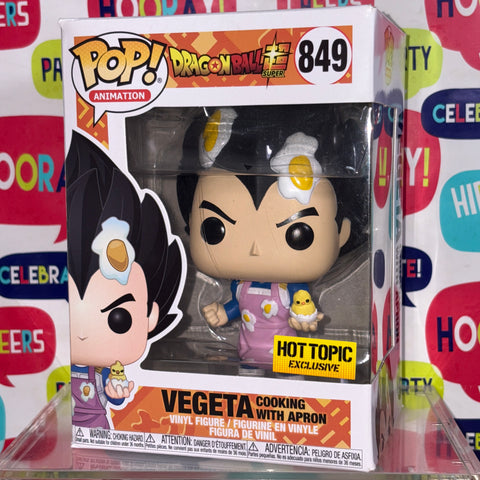 Dragon Ball Z - Vegeta (Cooking with Apron) Funko Pop 849 Hot Topic Exclusive