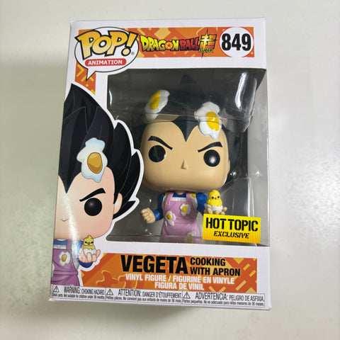 Dragon Ball Z - Vegeta (Cooking with Apron) Funko Pop 849 Hot Topic Exclusive