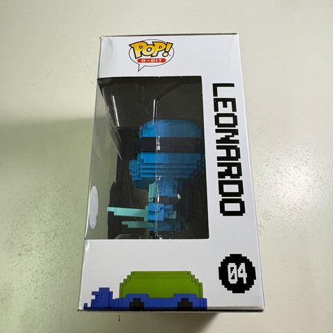 BOX FLAWS VIEW PHOTOS Leonardo BLUE 8-BIT - Teenage Mutant Ninja Turtles Funko Pop Vinyl Figure (11.4 Cm L × 8.9 Cm W × 15.9 Cm H)