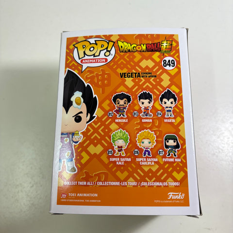 Dragon Ball Z - Vegeta (Cooking with Apron) Funko Pop 849 Hot Topic Exclusive