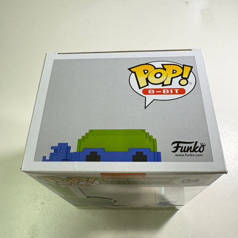 BOX FLAWS VIEW PHOTOS Leonardo BLUE 8-BIT - Teenage Mutant Ninja Turtles Funko Pop Vinyl Figure (11.4 Cm L × 8.9 Cm W × 15.9 Cm H)