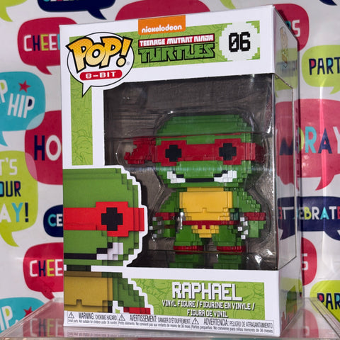 Raphael 8-BIT - Teenage Mutant Ninja Turtles Funko Pop Vinyl Figure (11.4 Cm L × 8.9 Cm W × 15.9 Cm H)