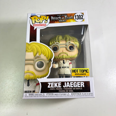 Zeke Jaeger - Attack on Titan Funko Pop 1302 Vinyl Figure Exclusive
