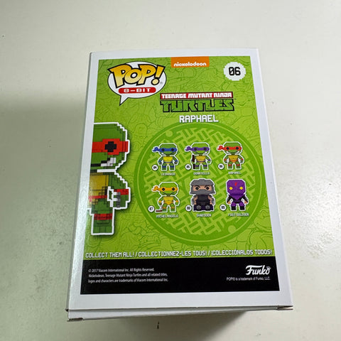 Raphael 8-BIT - Teenage Mutant Ninja Turtles Funko Pop Vinyl Figure (11.4 Cm L × 8.9 Cm W × 15.9 Cm H)