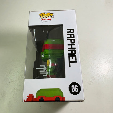 Raphael 8-BIT - Teenage Mutant Ninja Turtles Funko Pop Vinyl Figure (11.4 Cm L × 8.9 Cm W × 15.9 Cm H)