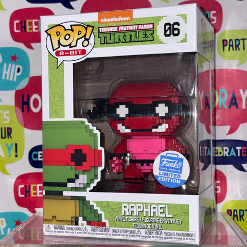 Raphael RED 8-BIT - Teenage Mutant Ninja Turtles Funko Pop Exclusive Vinyl Figure (11.4 Cm L × 8.9 Cm W × 15.9 Cm H)