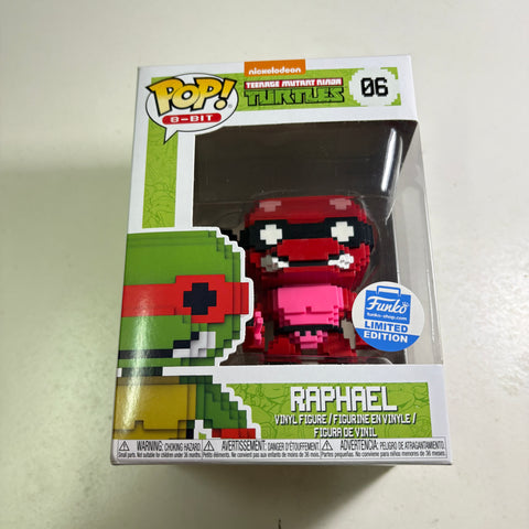 Raphael RED 8-BIT - Teenage Mutant Ninja Turtles Funko Pop Exclusive Vinyl Figure (11.4 Cm L × 8.9 Cm W × 15.9 Cm H)