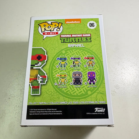 Raphael RED 8-BIT - Teenage Mutant Ninja Turtles Funko Pop Exclusive Vinyl Figure (11.4 Cm L × 8.9 Cm W × 15.9 Cm H)