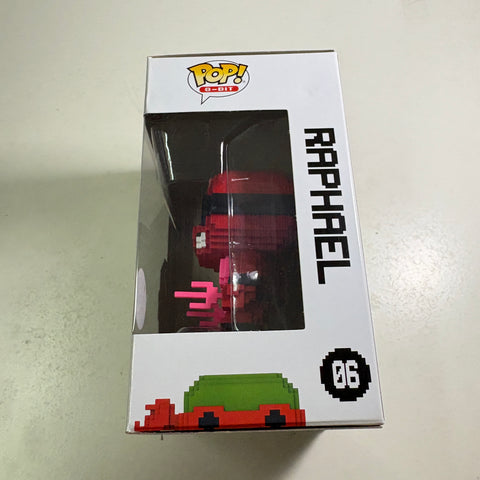 Raphael RED 8-BIT - Teenage Mutant Ninja Turtles Funko Pop Exclusive Vinyl Figure (11.4 Cm L × 8.9 Cm W × 15.9 Cm H)