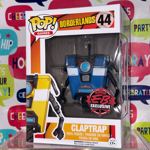 Claptrap - Borderlands Funko Pop 44 Vinyl Figure (11.4 Cm L × 8.9 Cm W × 15.9 Cm H)