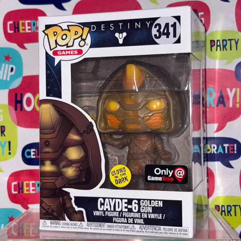 Cayde-6 with Golden Gun - Destiny Funko Pop 341 Vinyl Figure (11.4 Cm L × 8.9 Cm W × 15.9 Cm H)