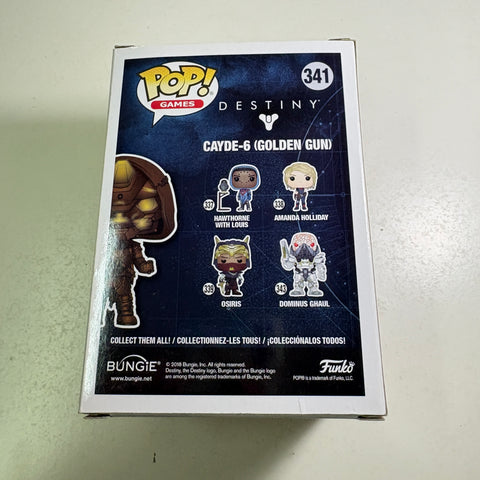 Cayde-6 with Golden Gun - Destiny Funko Pop 341 Vinyl Figure (11.4 Cm L × 8.9 Cm W × 15.9 Cm H)