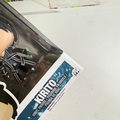 BOX FLAWS VIEW PHOTOS KIRITO - Sword Art Online Funko Pop Anime 82 Vinyl Figure