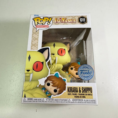 BOX FLAWS VIEW PHOTOS Kirara & Shippo - Inuyasha Funko Pop Anime 1311 Vinyl Figure