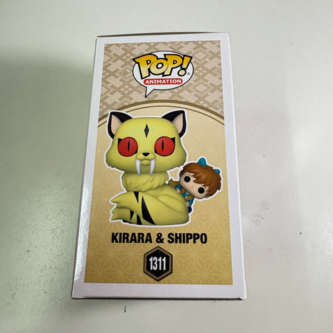 BOX FLAWS VIEW PHOTOS Kirara & Shippo - Inuyasha Funko Pop Anime 1311 Vinyl Figure