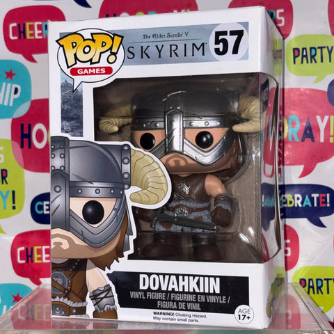 BOX FLAWS VIEW PHOTOS Dovahkiin - Skyrim Funko Pop 57 Vinyl Figure (11.4 Cm L × 8.9 Cm W × 15.9 Cm H)