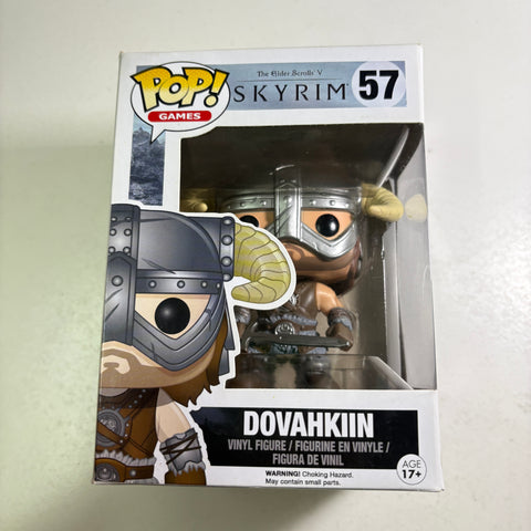 BOX FLAWS VIEW PHOTOS Dovahkiin - Skyrim Funko Pop 57 Vinyl Figure (11.4 Cm L × 8.9 Cm W × 15.9 Cm H)