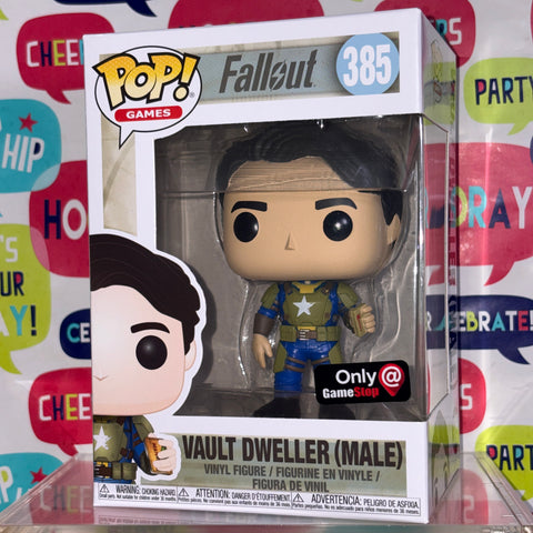 Vault Dweller Male - Fallout Funko Pop 385 Vinyl Figure (11.4 Cm L × 8.9 Cm W × 15.9 Cm H)