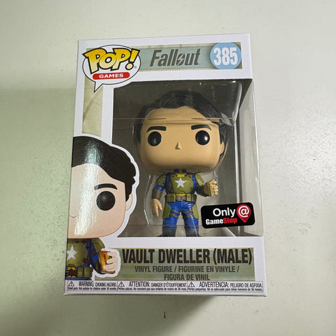 Vault Dweller Male - Fallout Funko Pop 385 Vinyl Figure (11.4 Cm L × 8.9 Cm W × 15.9 Cm H)