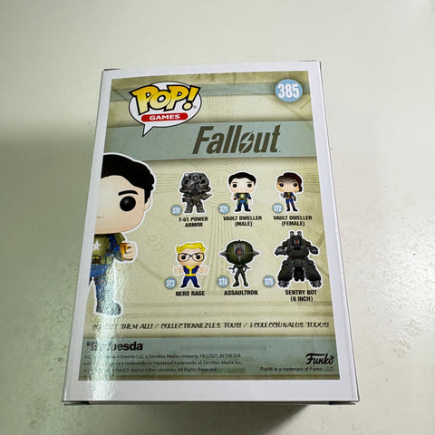 Vault Dweller Male - Fallout Funko Pop 385 Vinyl Figure (11.4 Cm L × 8.9 Cm W × 15.9 Cm H)