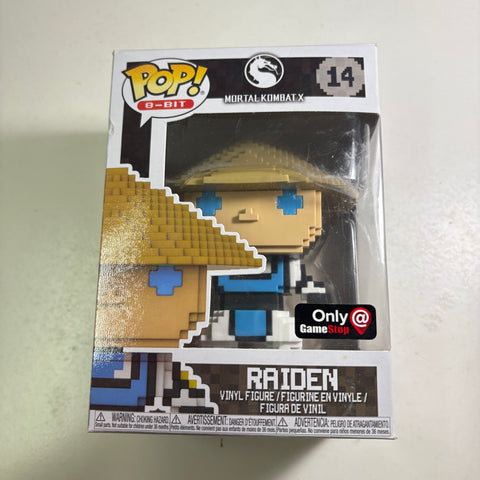 Raiden 8_Bit - Mortal Kombat Funko Pop 14 Vinyl Figure (11.4 Cm L × 8.9 Cm W × 15.9 Cm H)