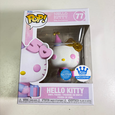 Hello Kitty - Sanrio Funko Pop 77 Vinyl Figure Exclusive GLITTER