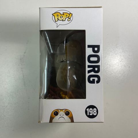 Star Wars -  Porg Flocked Funko Pop 198 Hot Topic Exclusive