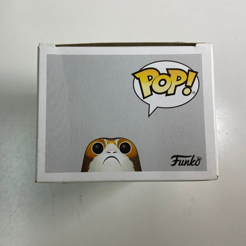 Star Wars -  Porg Flocked Funko Pop 198 Hot Topic Exclusive