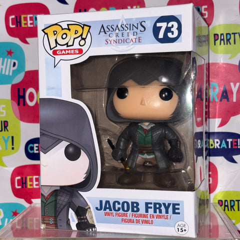 BOX FLAWS VIEW PHOTOS Jacob Frye - Assassin's Creed Funko Pop 73 Vinyl Figure (11.4 Cm L × 8.9 Cm W × 15.9 Cm H)