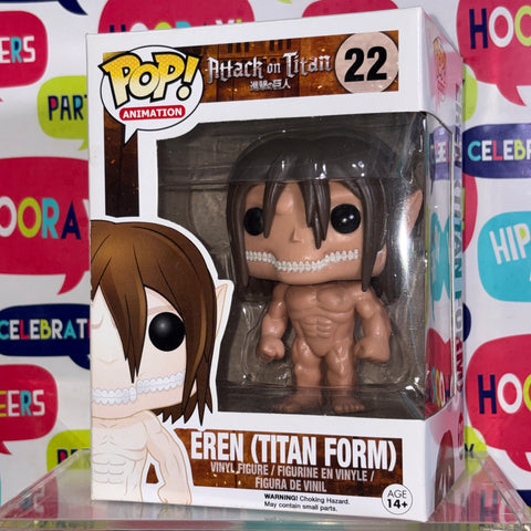 BOX FLAWS VIEW PHOTOS Eren Titan Form - Attack on Titan Funko Pop 22 Vinyl Figure