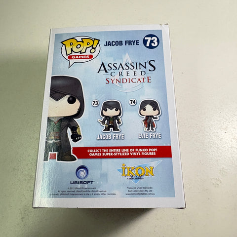 BOX FLAWS VIEW PHOTOS Jacob Frye - Assassin's Creed Funko Pop 73 Vinyl Figure (11.4 Cm L × 8.9 Cm W × 15.9 Cm H)
