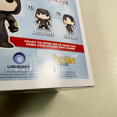 BOX FLAWS VIEW PHOTOS Jacob Frye - Assassin's Creed Funko Pop 73 Vinyl Figure (11.4 Cm L × 8.9 Cm W × 15.9 Cm H)