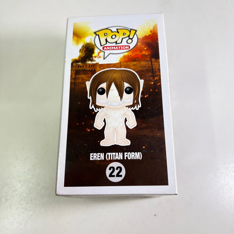 BOX FLAWS VIEW PHOTOS Eren Titan Form - Attack on Titan Funko Pop 22 Vinyl Figure