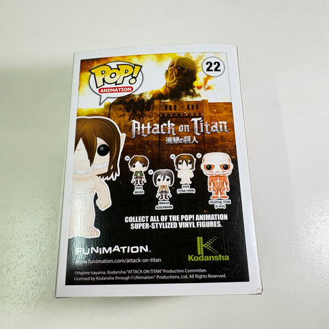 BOX FLAWS VIEW PHOTOS Eren Titan Form - Attack on Titan Funko Pop 22 Vinyl Figure